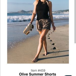 Olive Summer Shorts